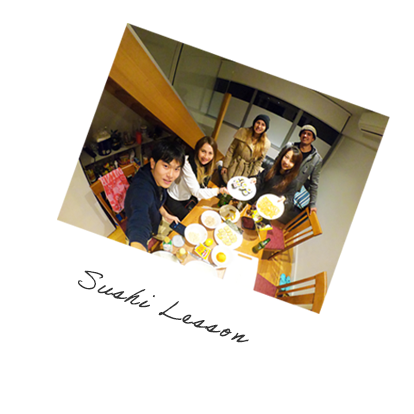 寿司パーティー写真