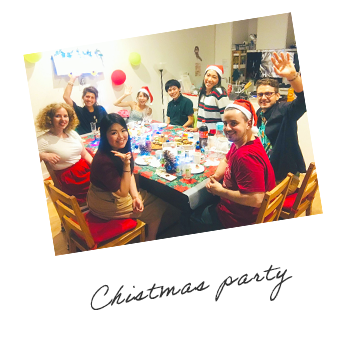 クリスマスパーティー写真