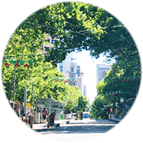 メルボルンの街